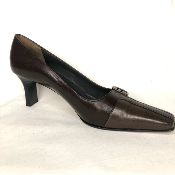 Peter Kaiser Brown Leather Heels - Picture 3 of 16
